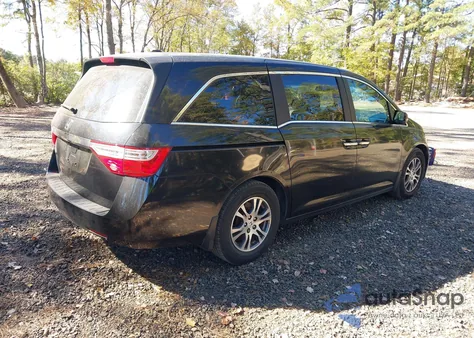 2012 Honda Odyssey Ex-L из США, поврежденный, VIN 5FNRL5H62CB017232